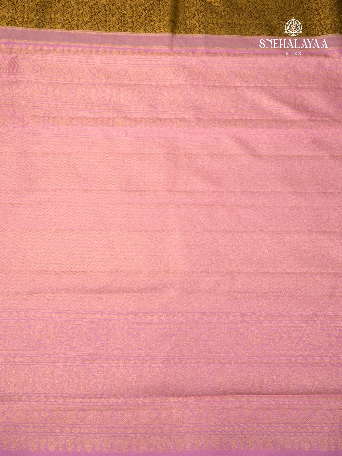 Mustard Yellow Kanjivaram Silk Saree