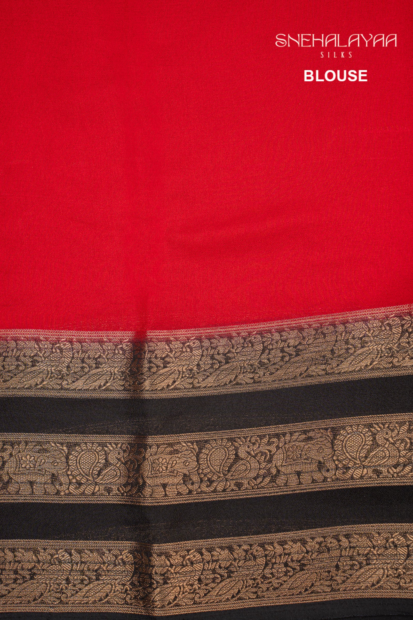 Rose Red Dola Silk Saree