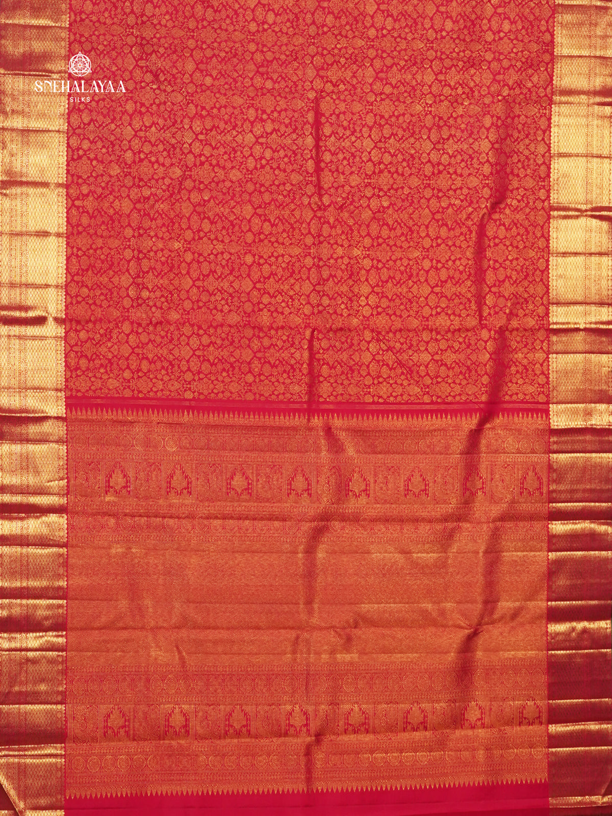 Red Kanjivaram Silk Saree