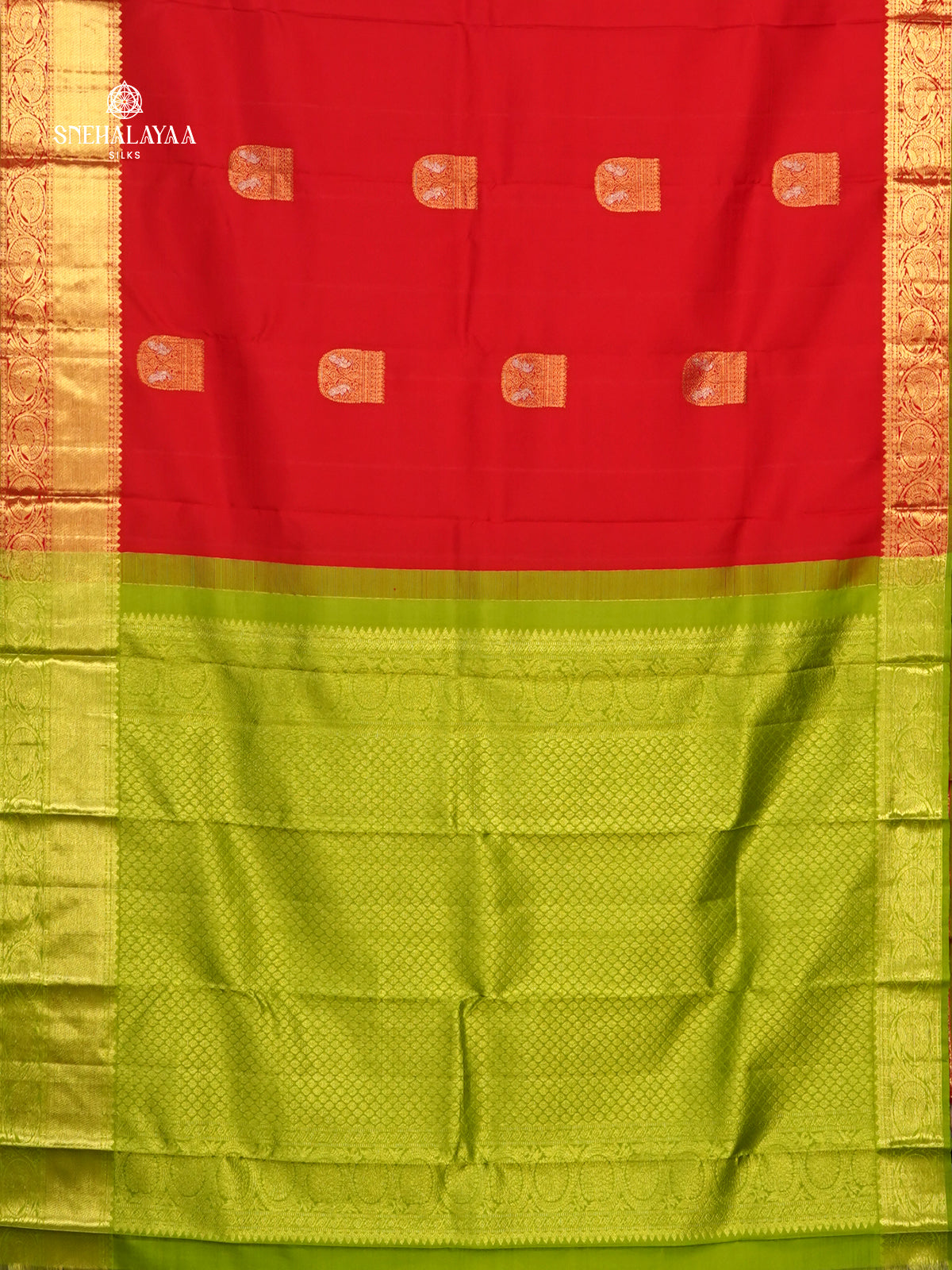 Red Kanjivaram Silk Saree