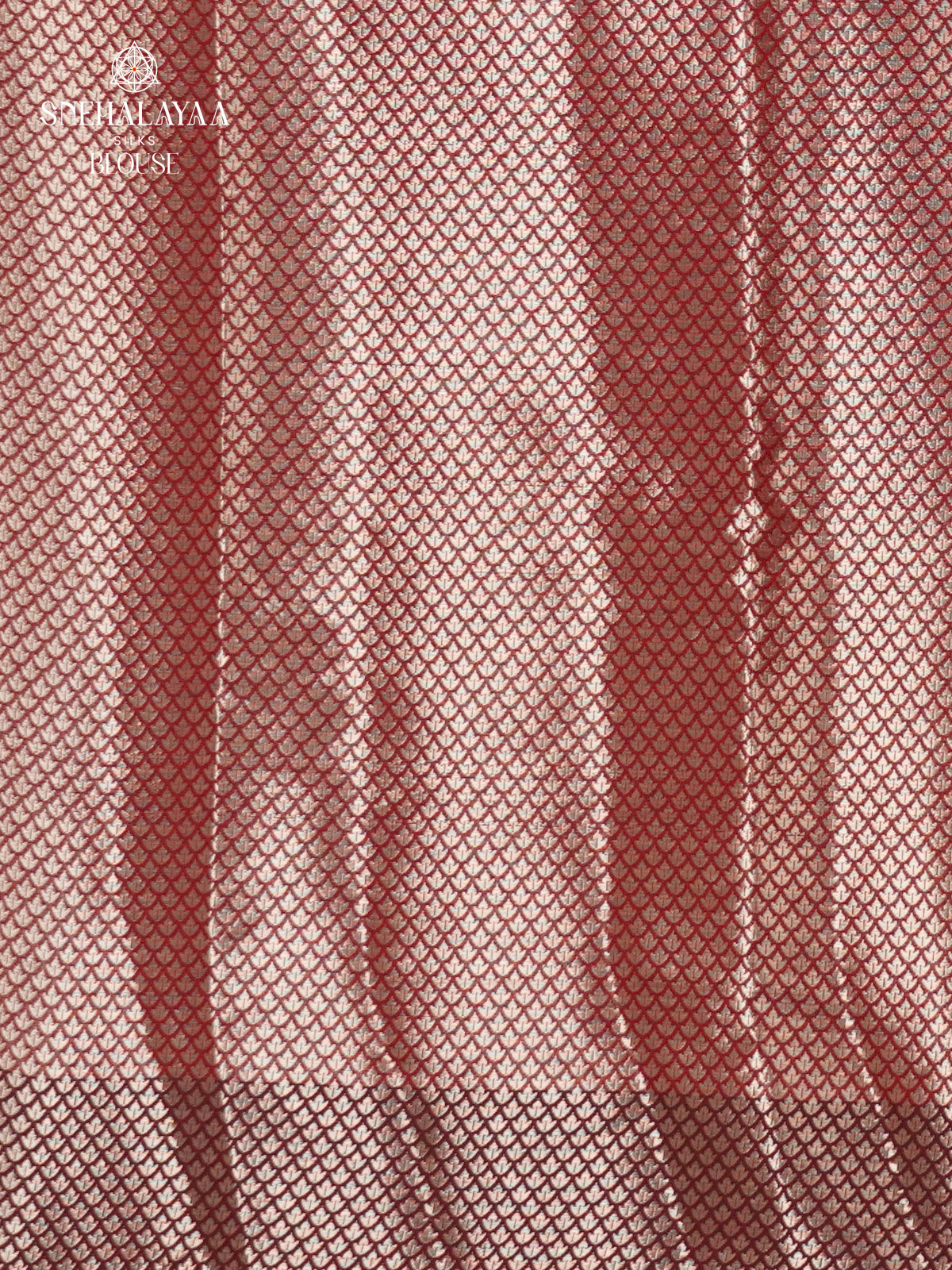 Maroon Banaras Silk Saree
