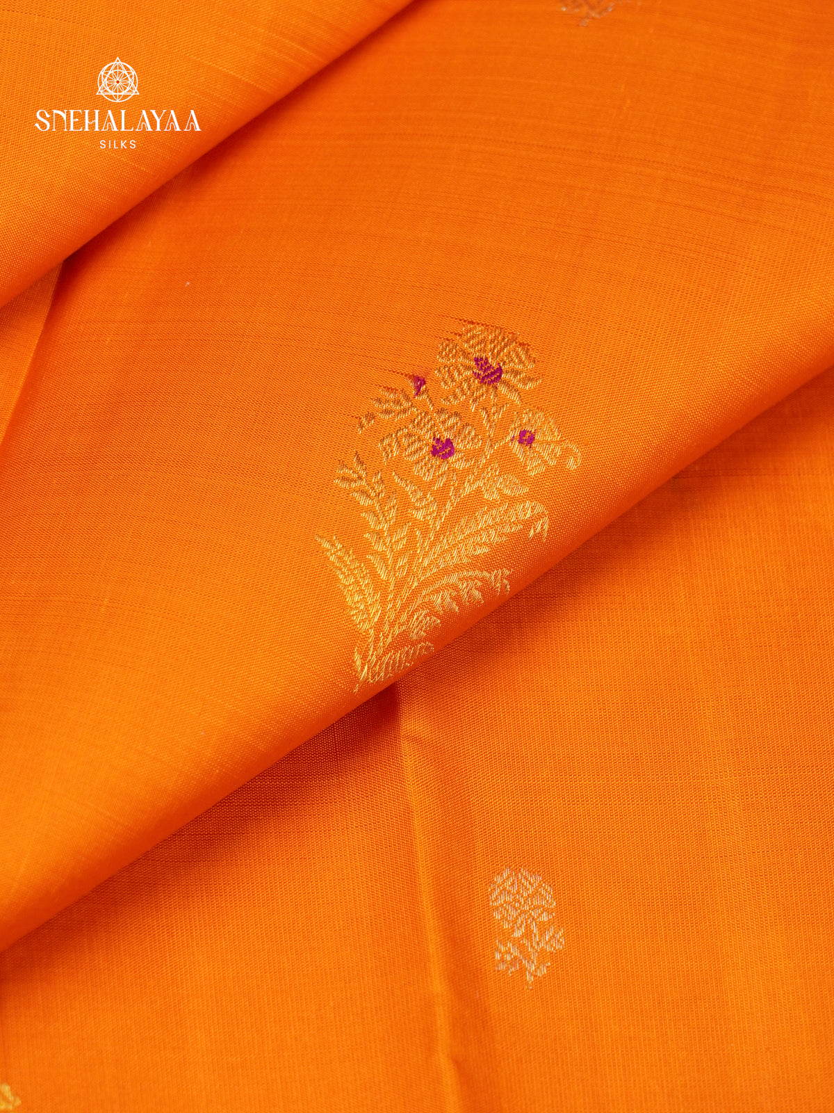 Mustard Yellow Kanjivaram Silk Saree