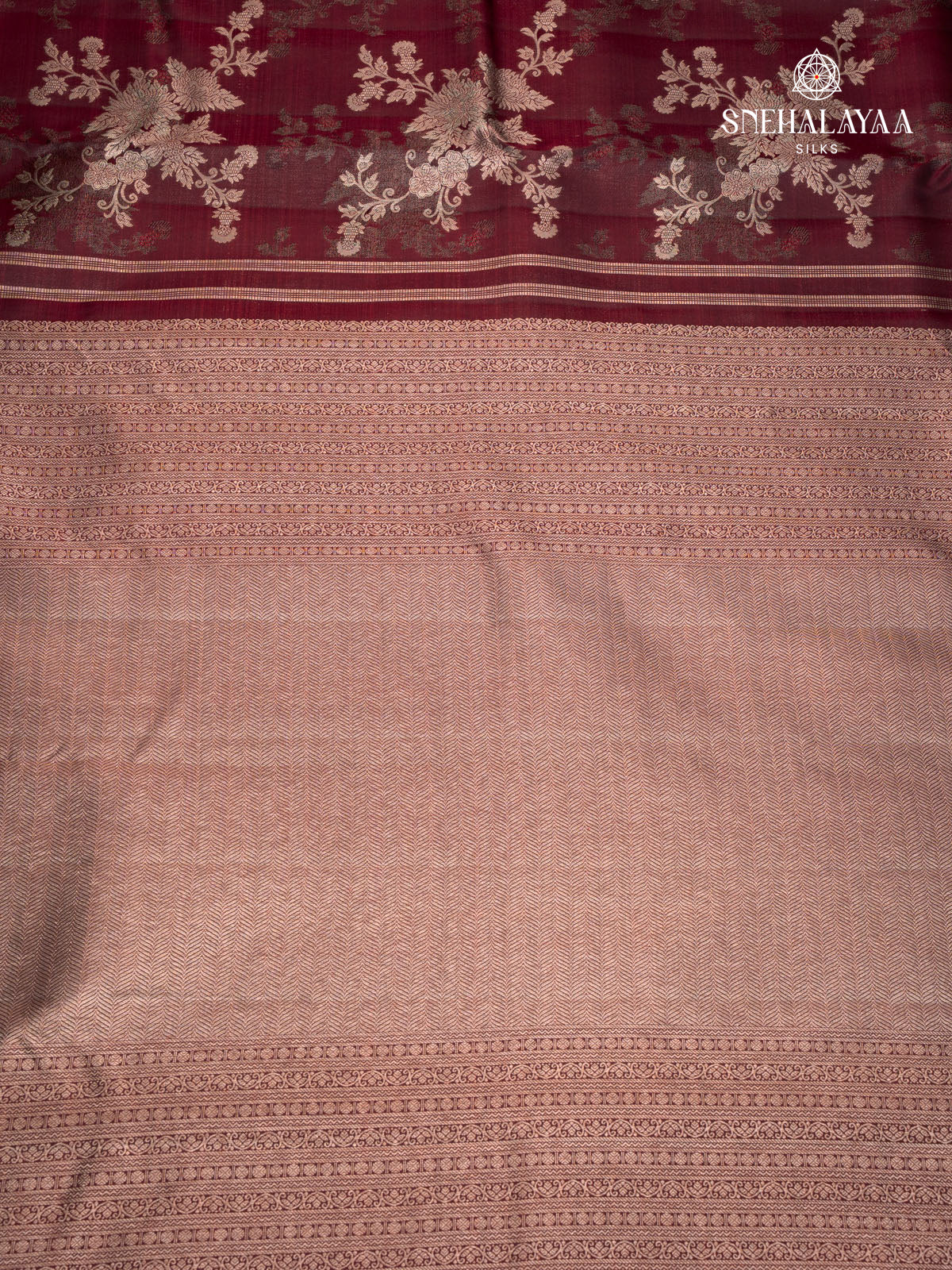 Brown Kanjivaram Silk Saree