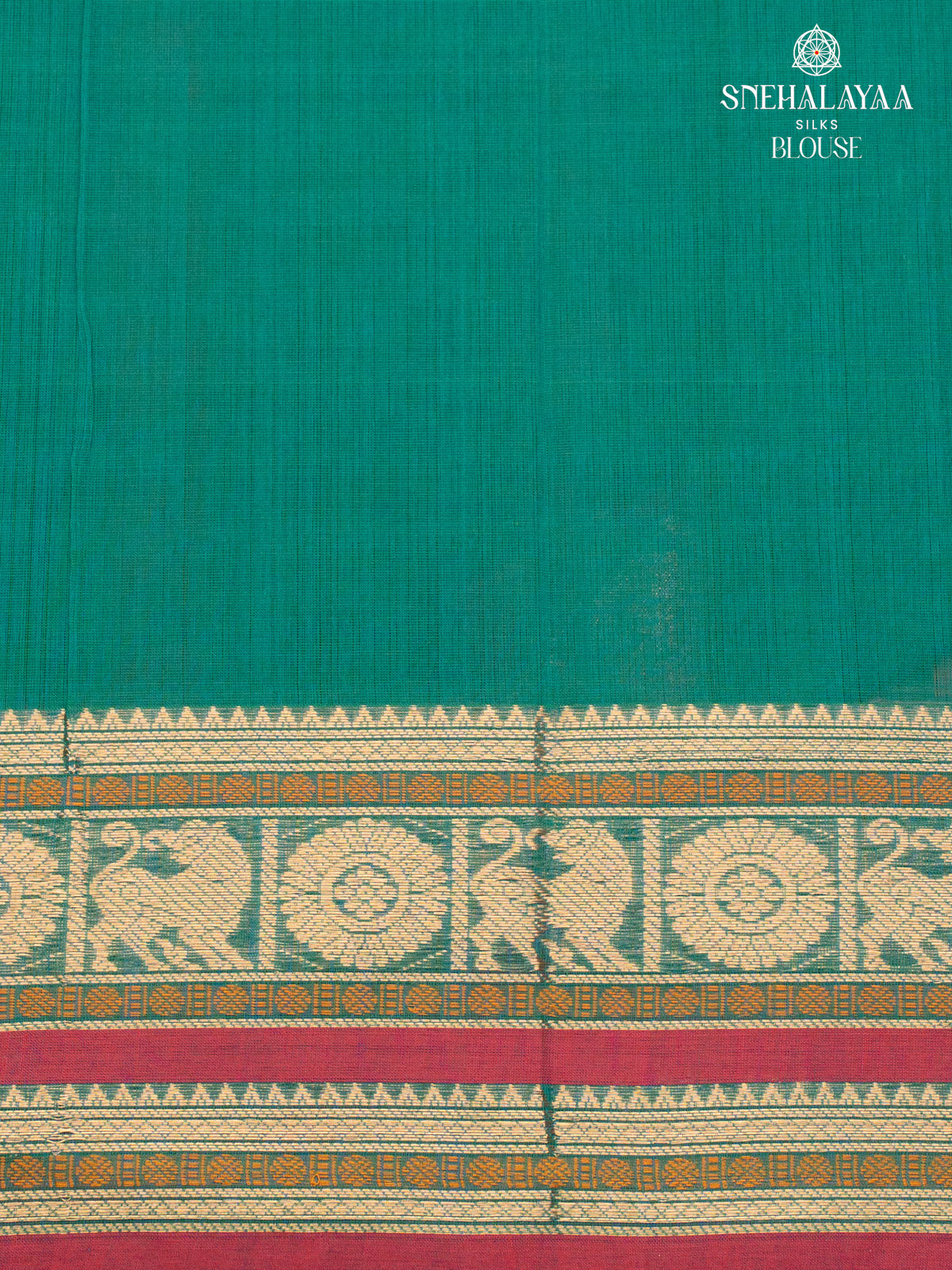 Green Pure Kanchi Cotton Saree