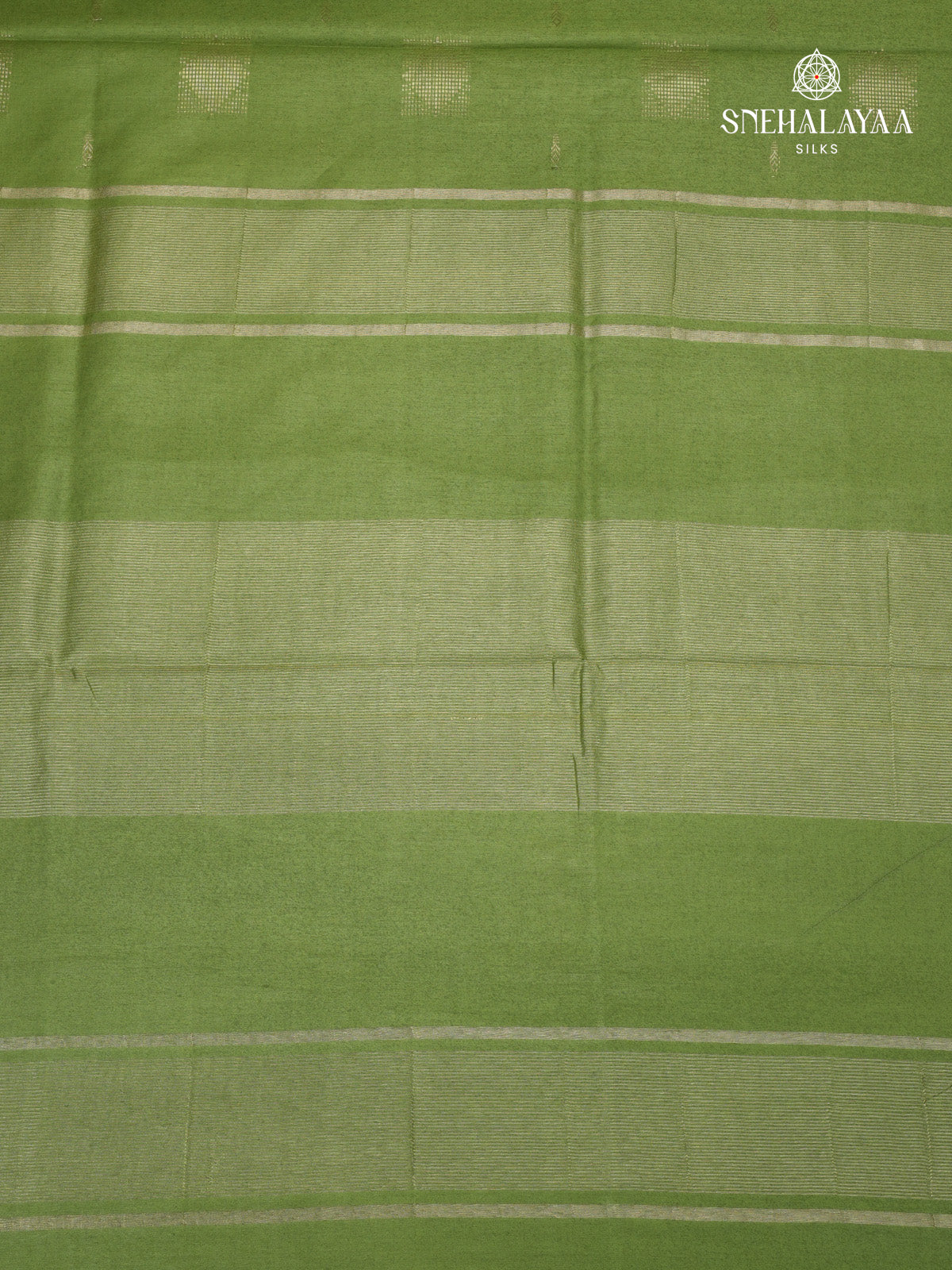 Olive Green Bamboo Silk Saree