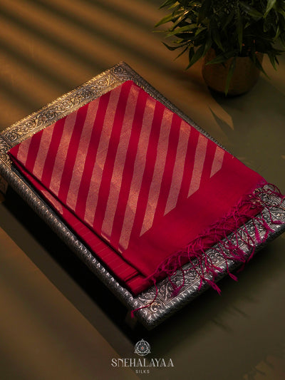 Pink Kora Silk Cotton Saree
