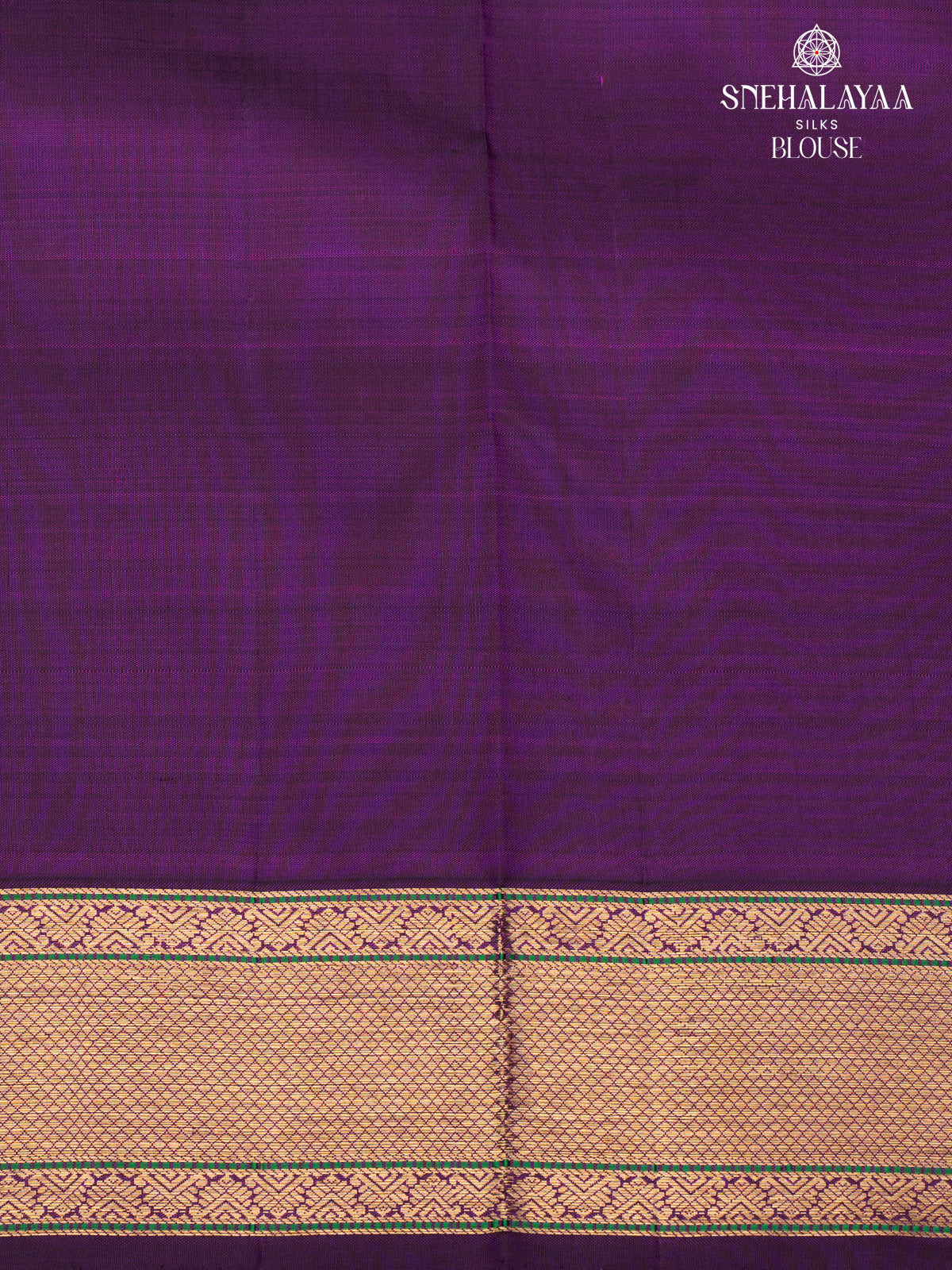 Purple Kanjivaram Silk Saree