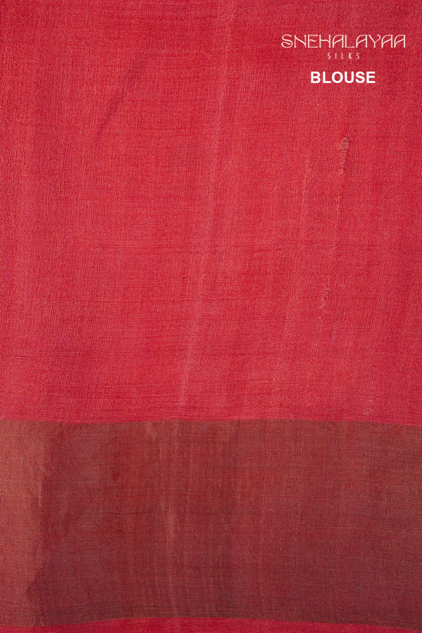 Peach Pink Tussar Saree