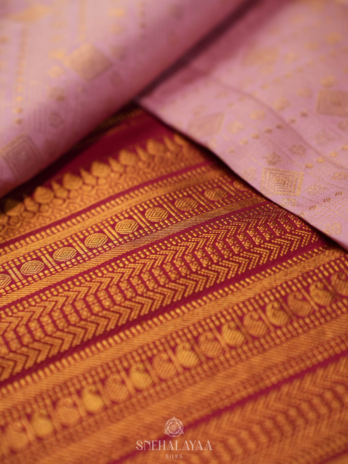 Pink Kanjivaram Silk Saree