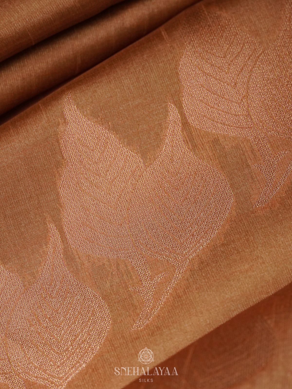 Beige Jute Saree