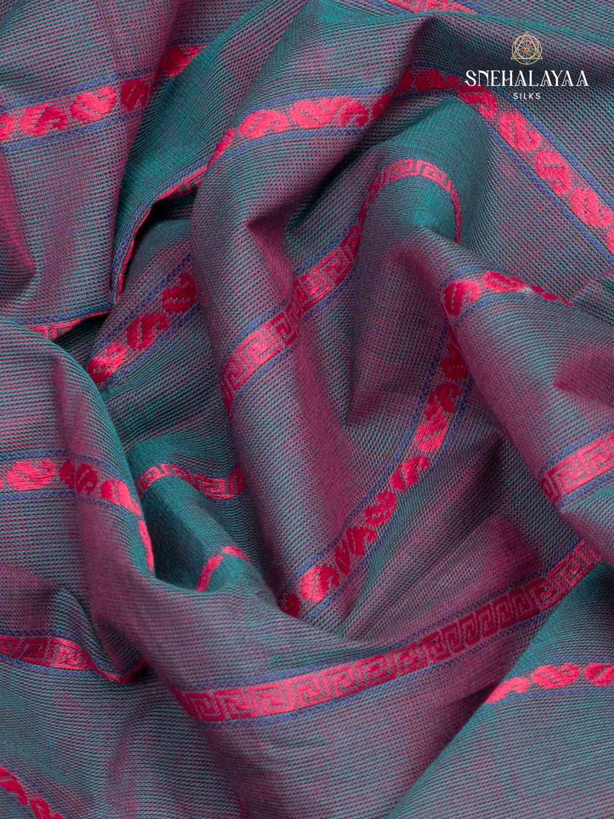 Blue Chettinad Cotton Saree