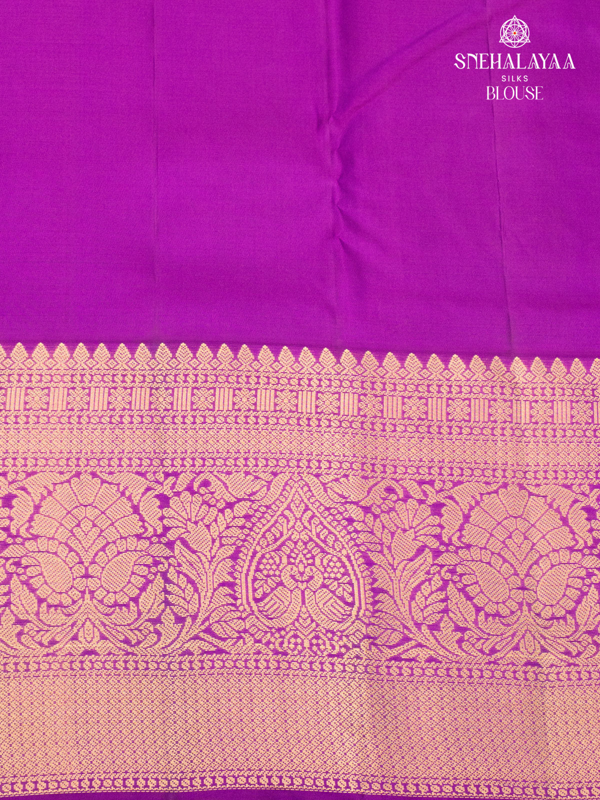 Navy Blue Korvai Kanjivaram Silk Saree