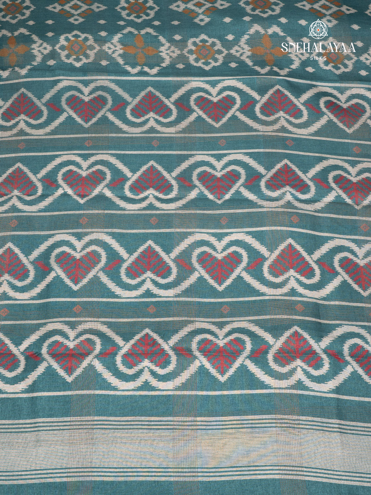 Sea Green Dola Silk Saree