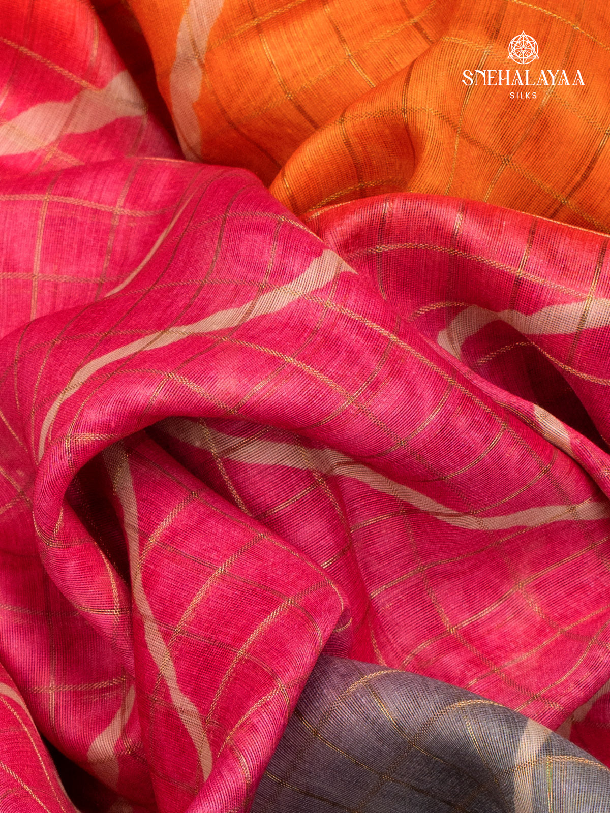 Multi Colour Madhubani Saree