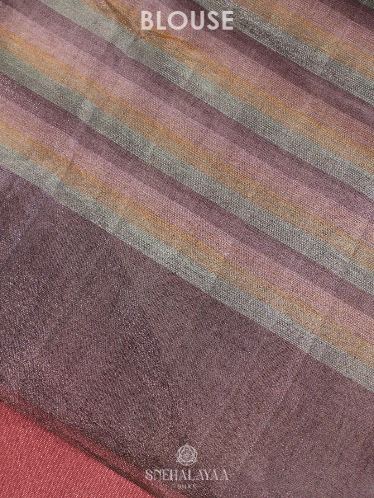 Multicolour Kanchi Kora Silk Saree