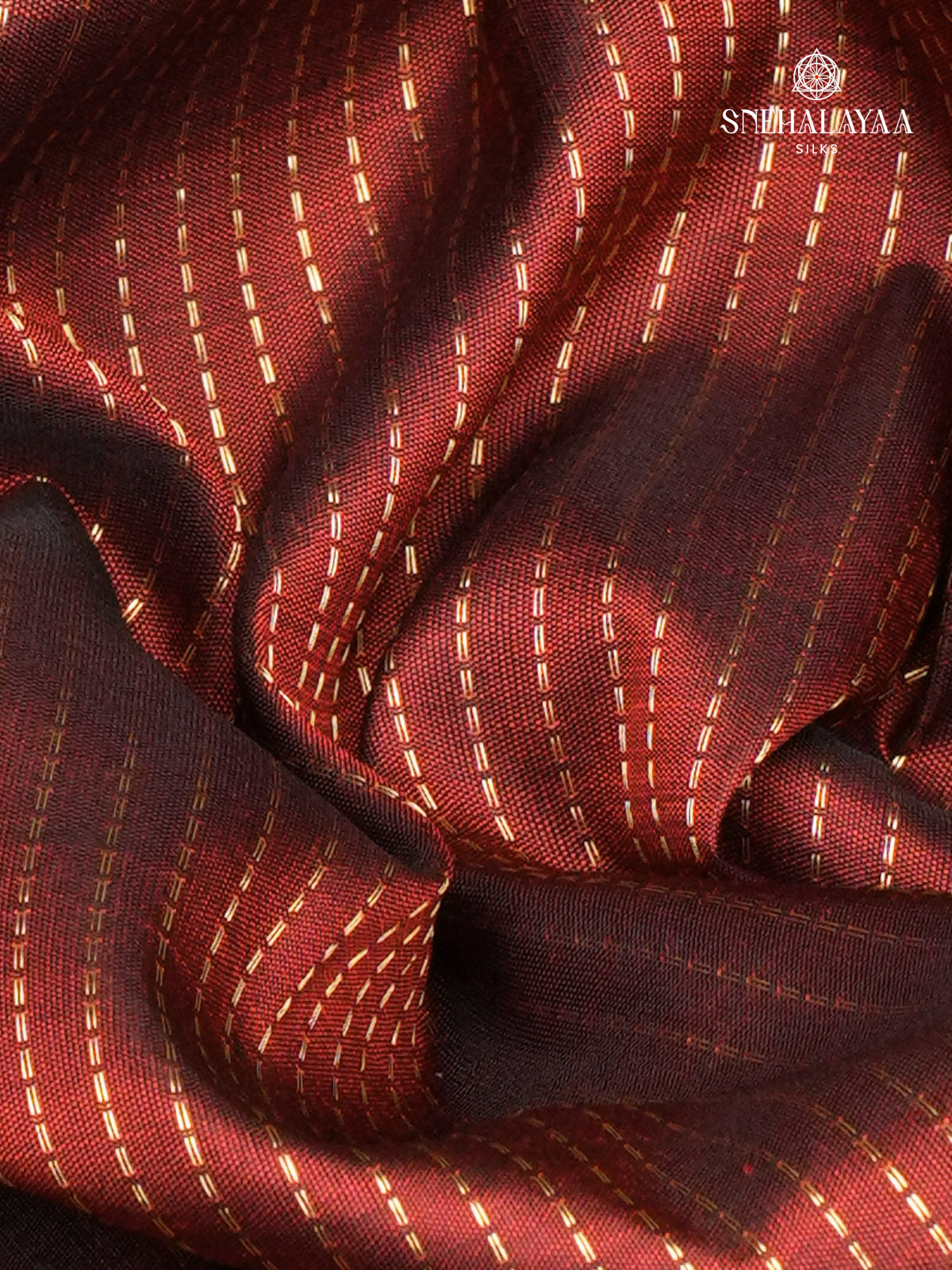 Brown Kanjivaram Silk Saree