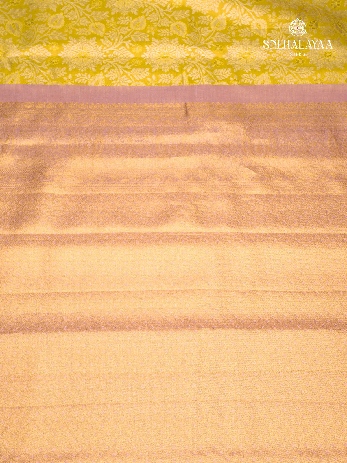 Yellow Kanjivaram Silk Saree