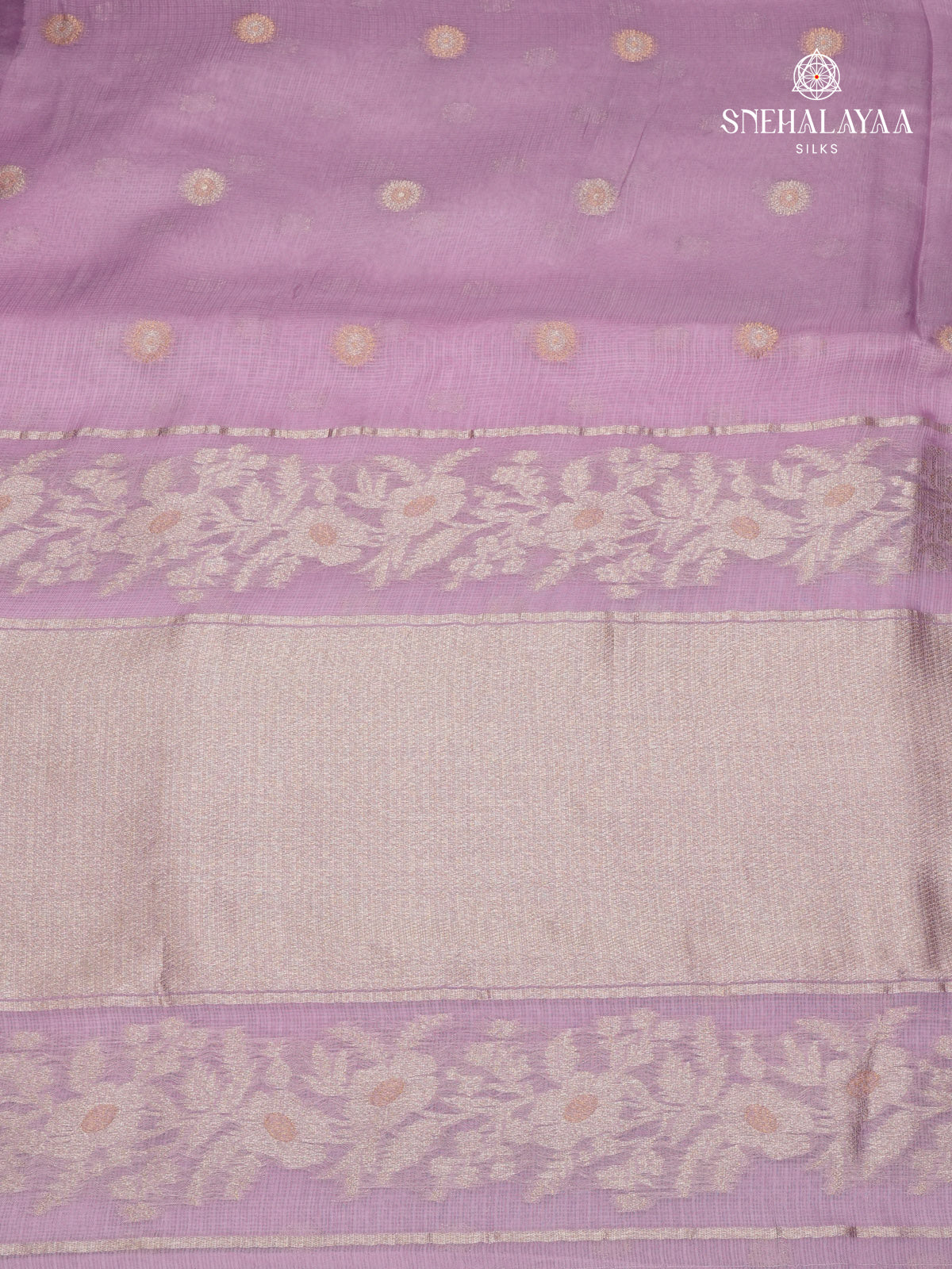 Lavender BanarasSilk Saree
