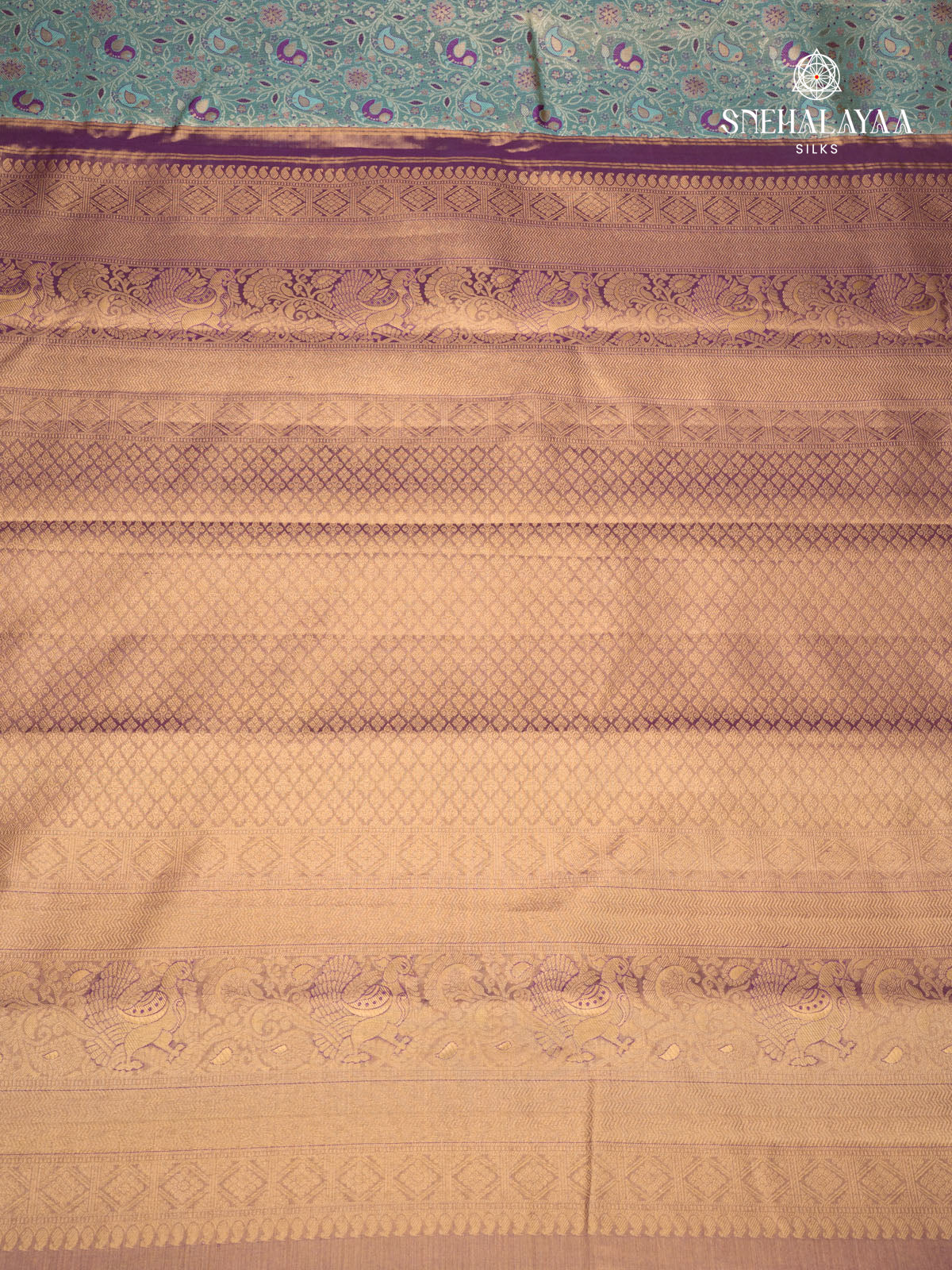 Pale Green Kanjivaram Silk Saree