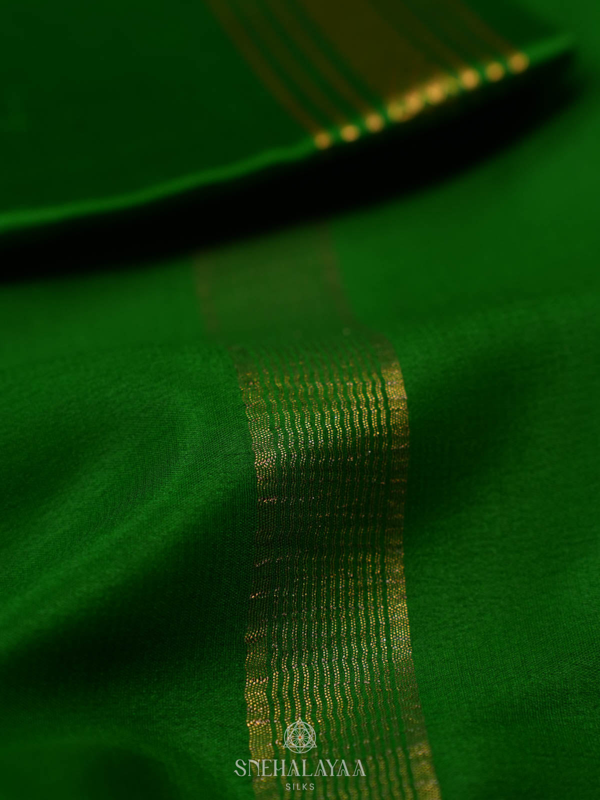 Beige Mysore Silk Saree