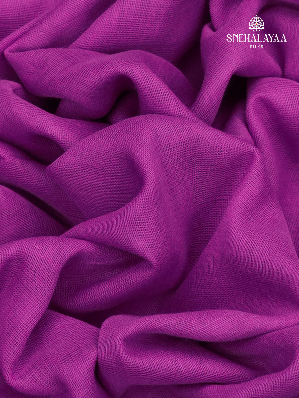 Violet Khadi Cotton Saree