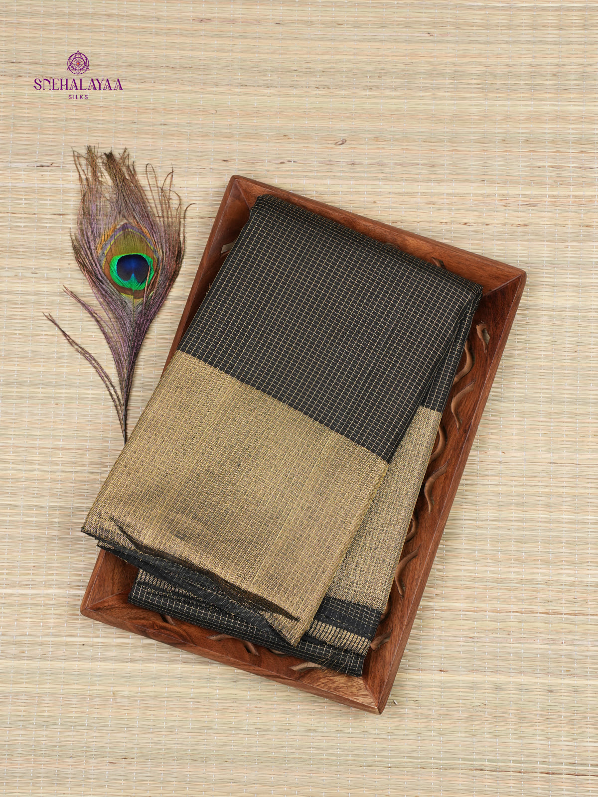 Black Kanjivaram Silk Saree