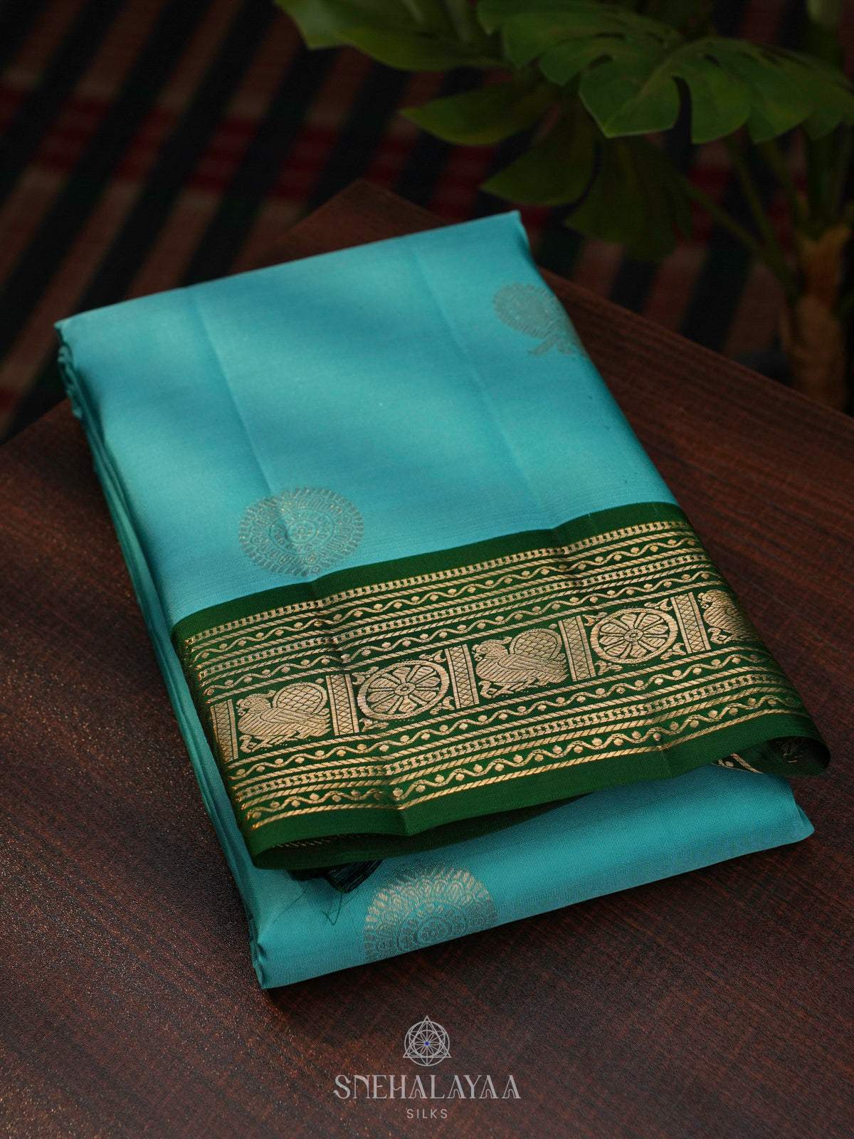 Blue Kanjivaram Silk Saree