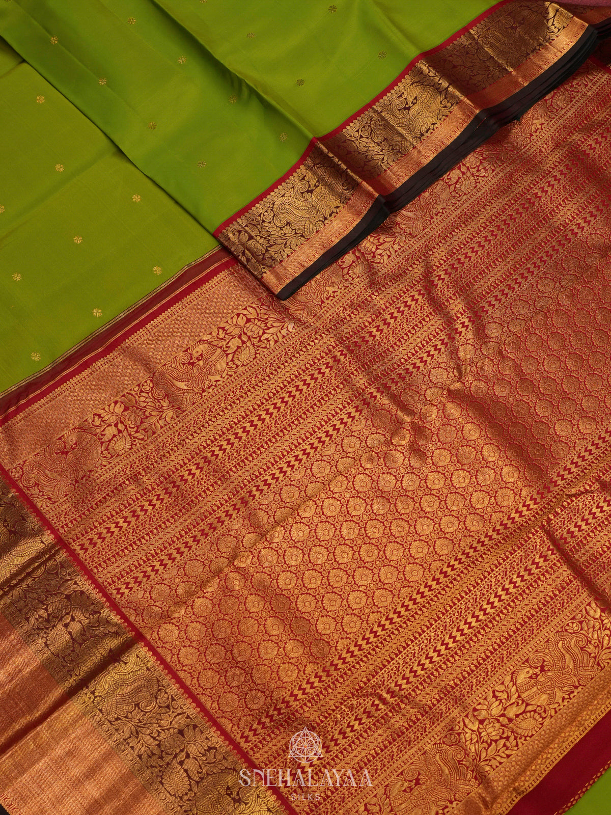Green Kanjivaram Silk Saree