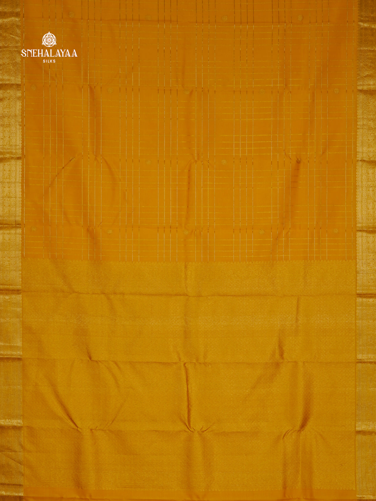 Yellow Kanjivaram Silk Saree