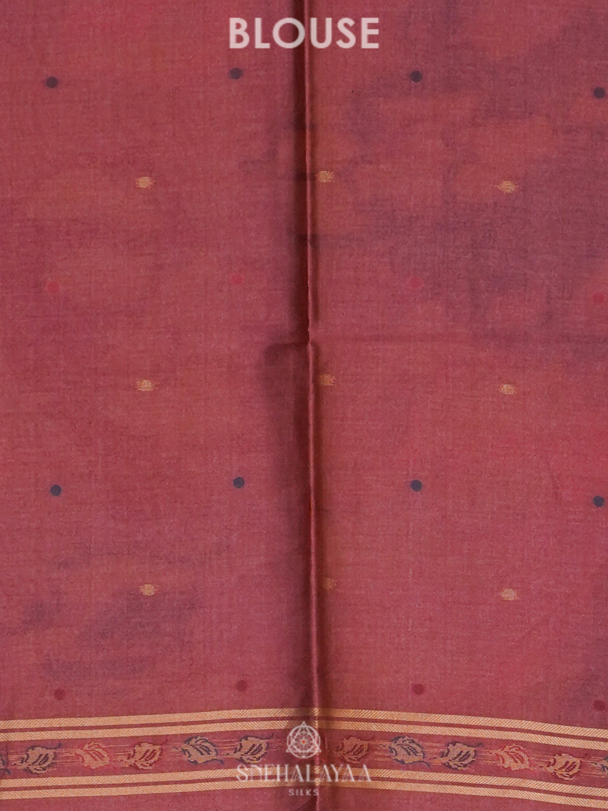 Dusky Rose Jute Saree