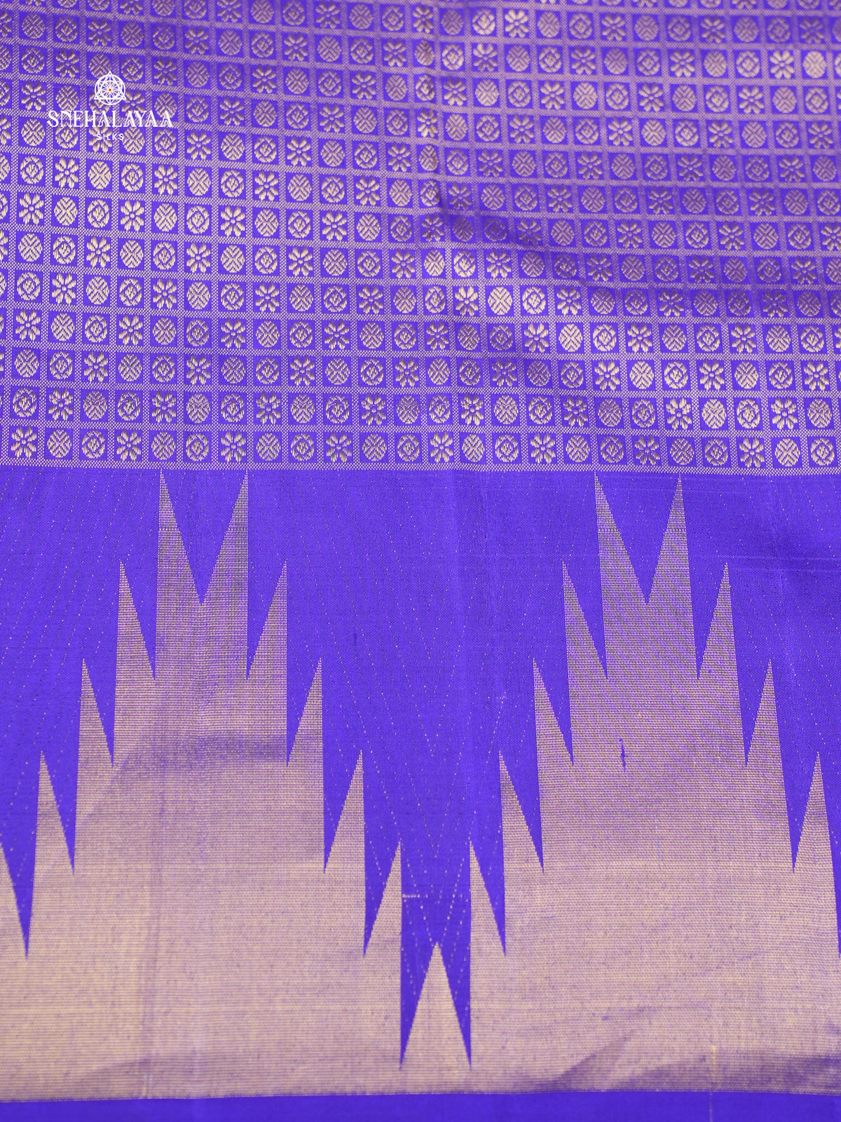 Blue Kanjivaram Silk Saree