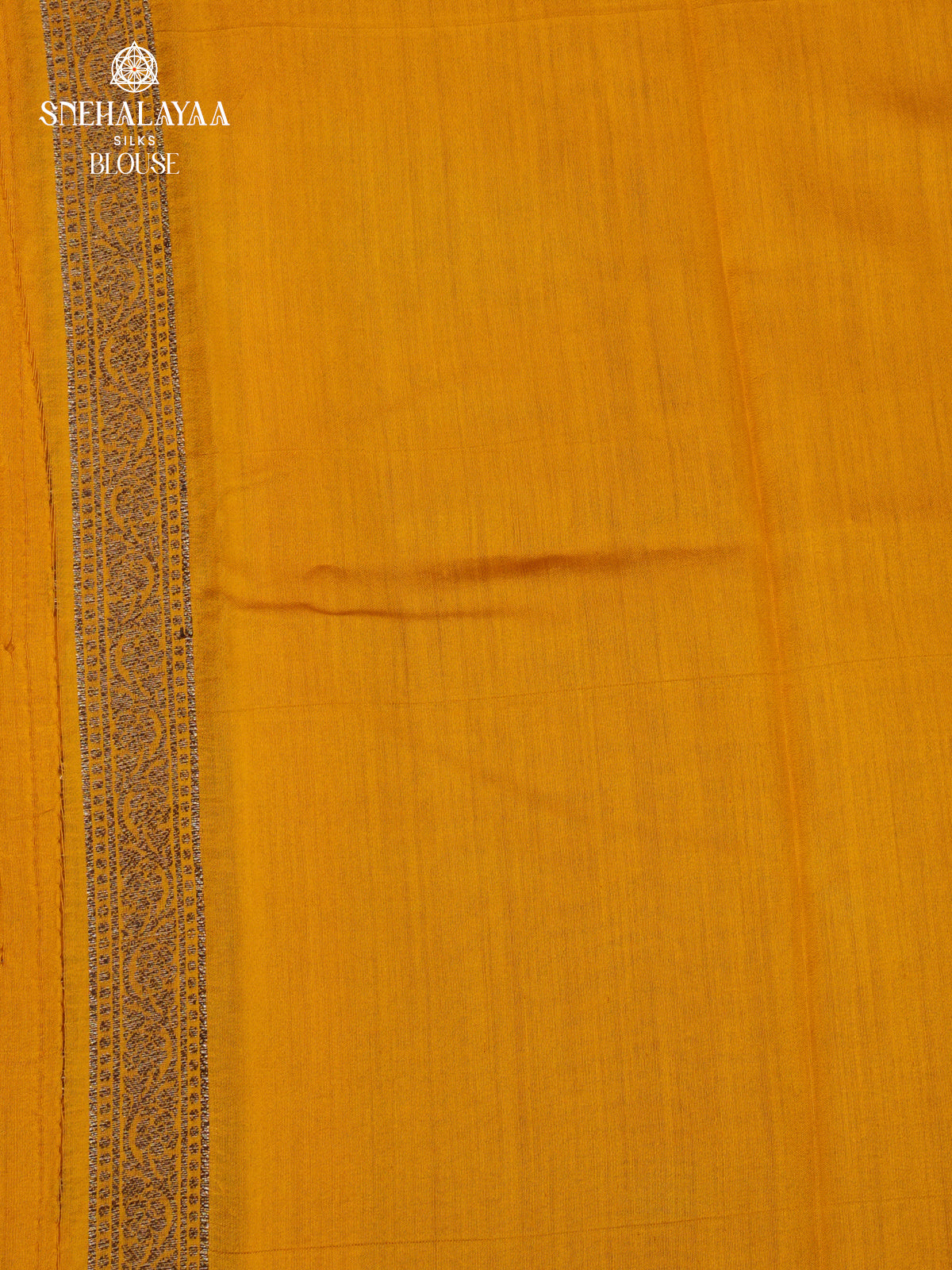 Lemon Yellow Chiniya Silk Saree