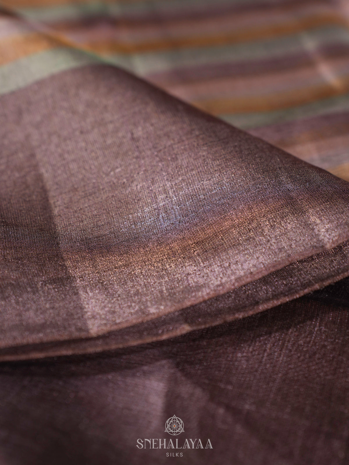 Multicolour Kanchi Kora Silk Saree
