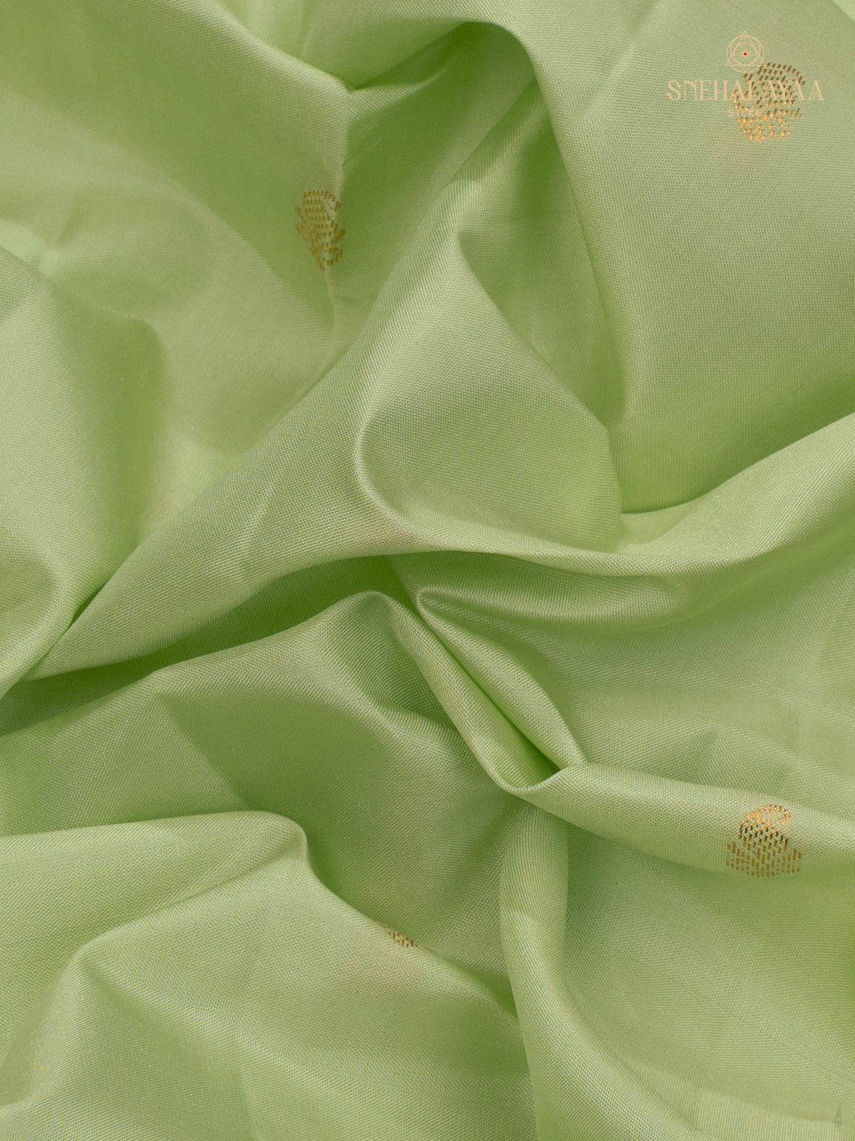 Pista Green Kanjivaram Silk Saree