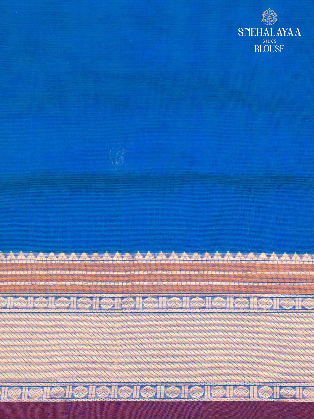 Blue Kanchi Silk Cotton Saree