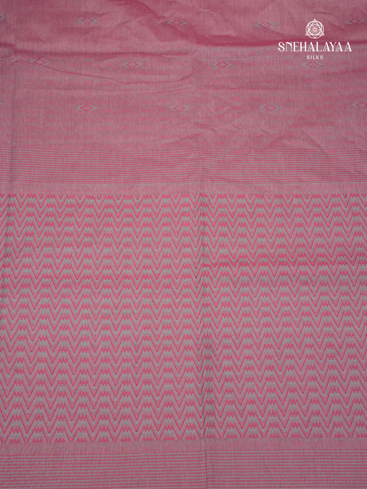 Plum Handloom Cotton Saree