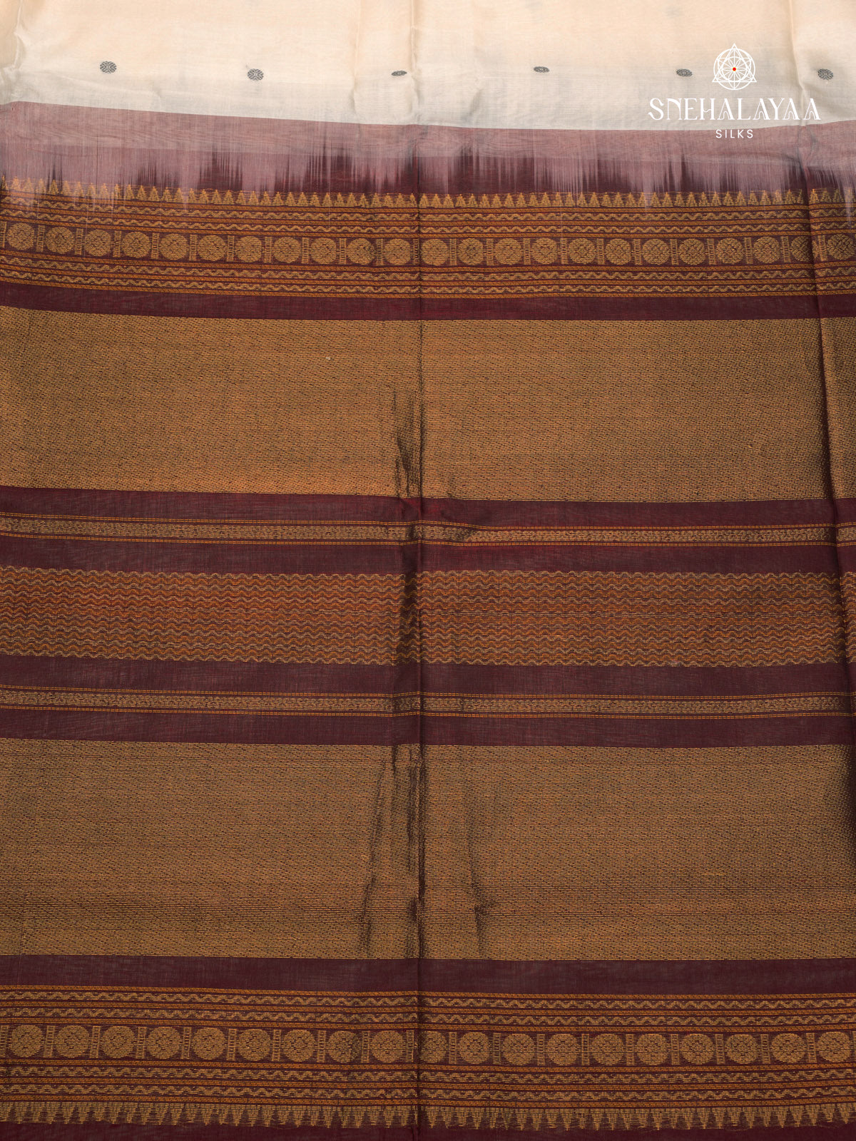 Sandal Kanchi Silk Cotton Saree