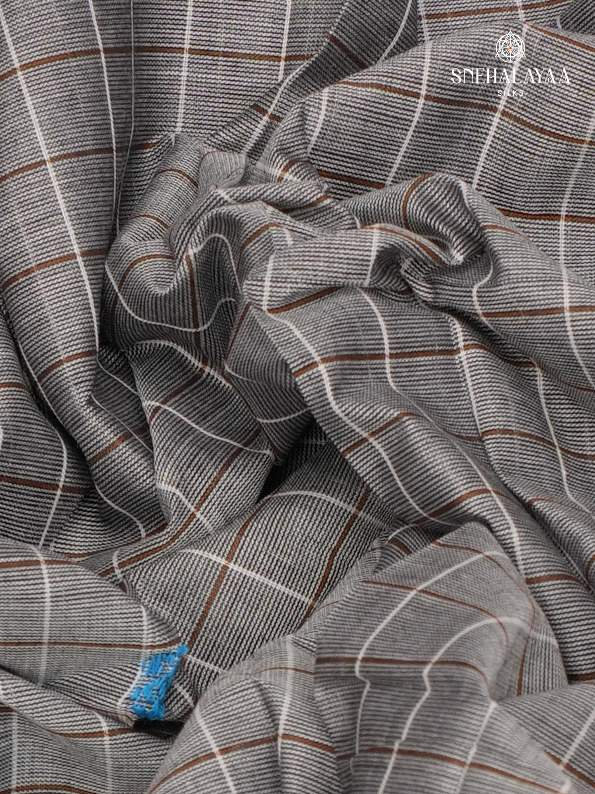 Grey Chettinad Cotton Saree