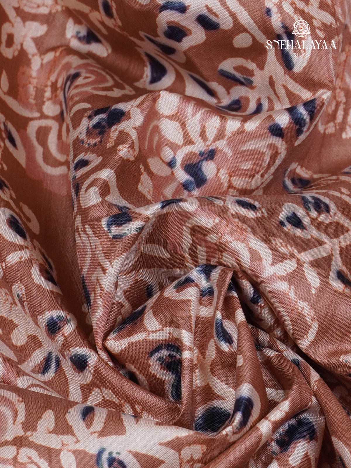 Peach Dola Silk Saree