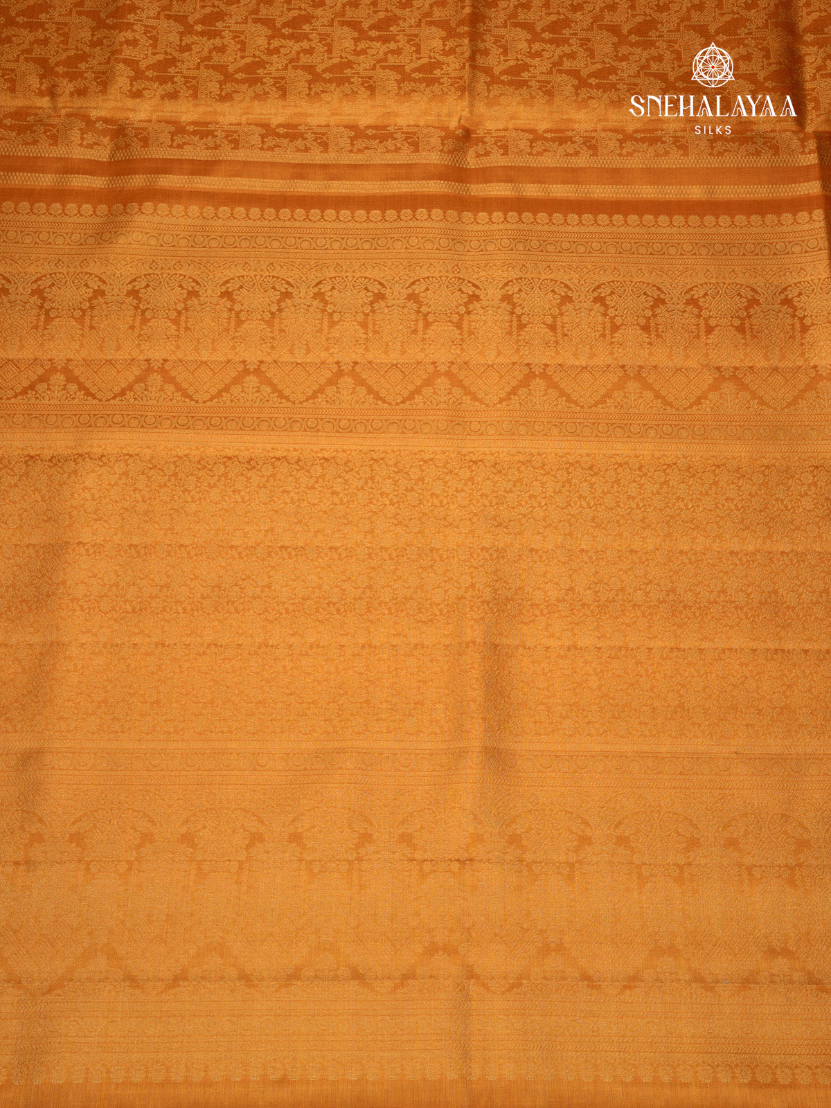 Orange Kanjivaram Silk Saree