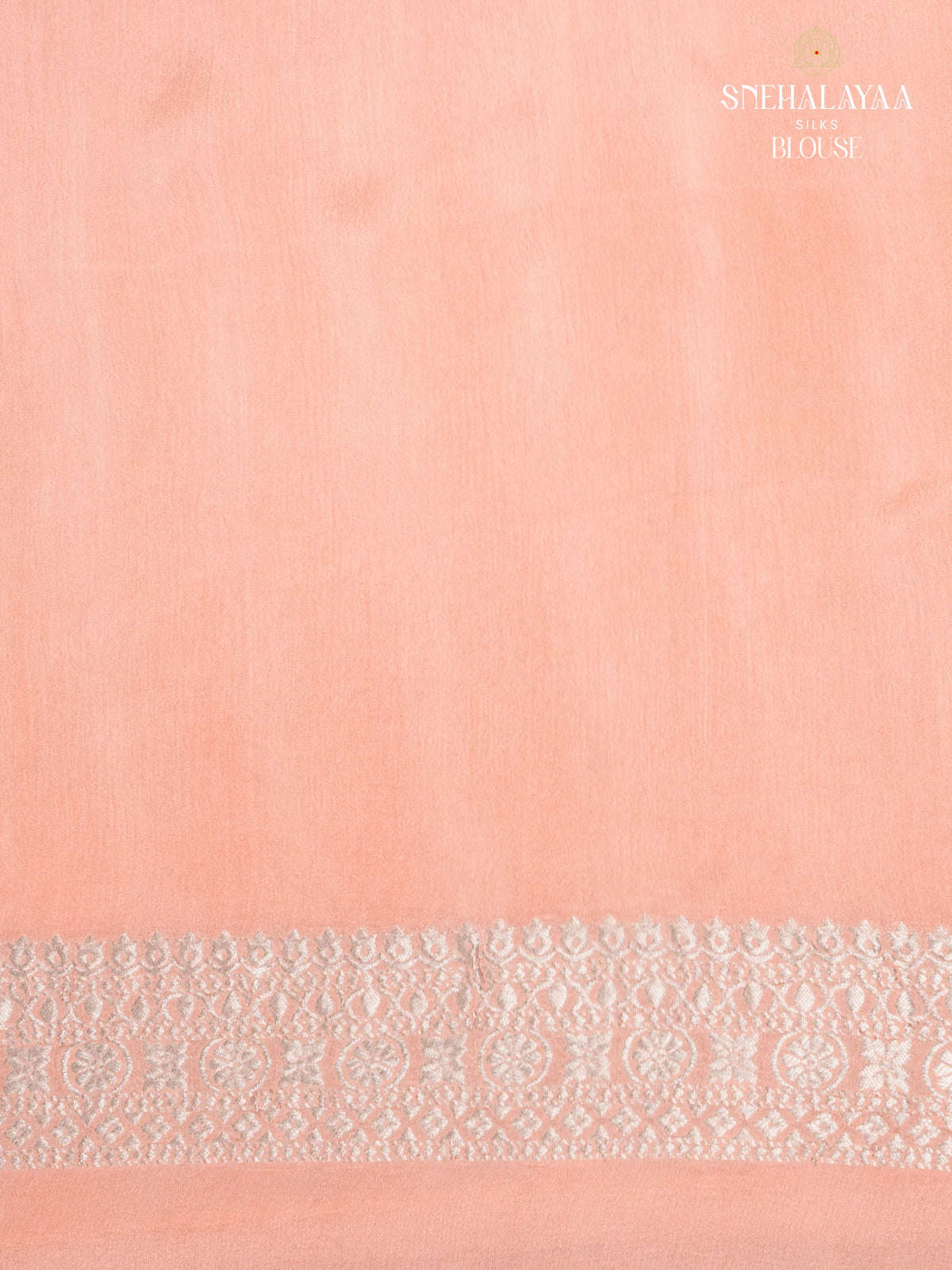 Light Pink Banaras Crepe Saree