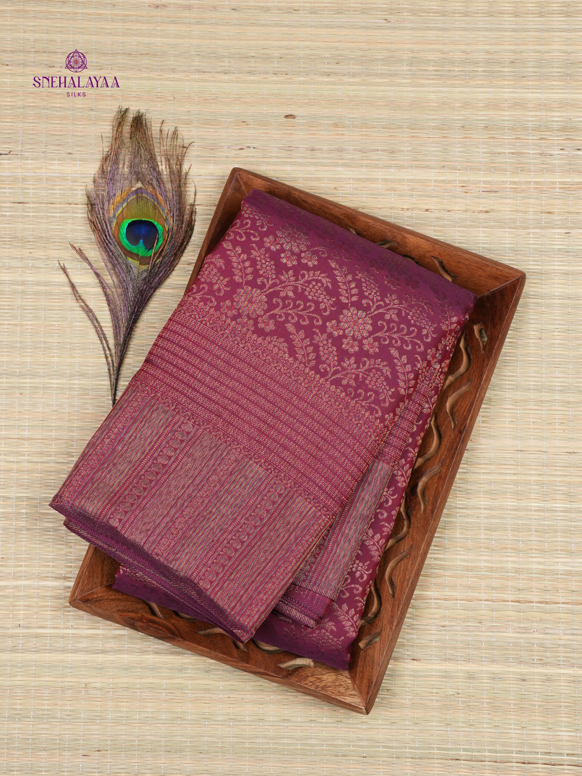 Magenta Pink Kanjivaram Silk Saree