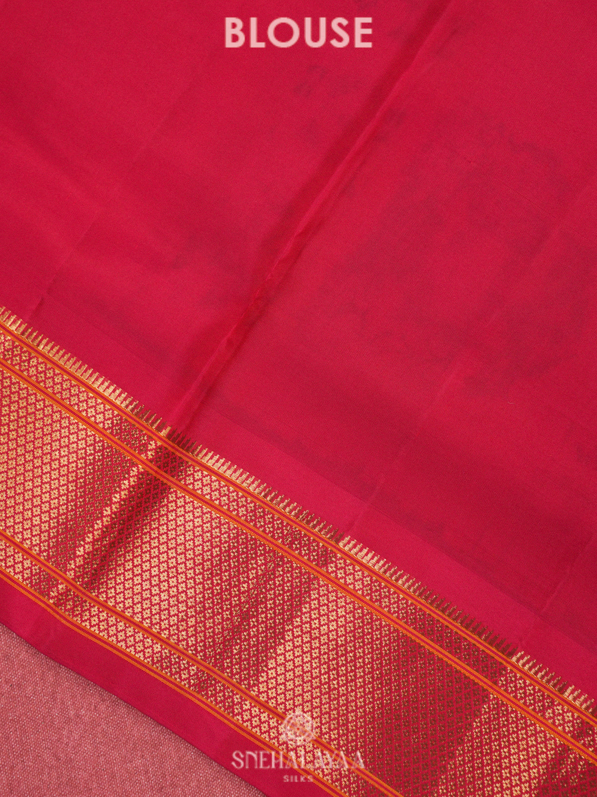 Orange Kanjivaram Silk Saree