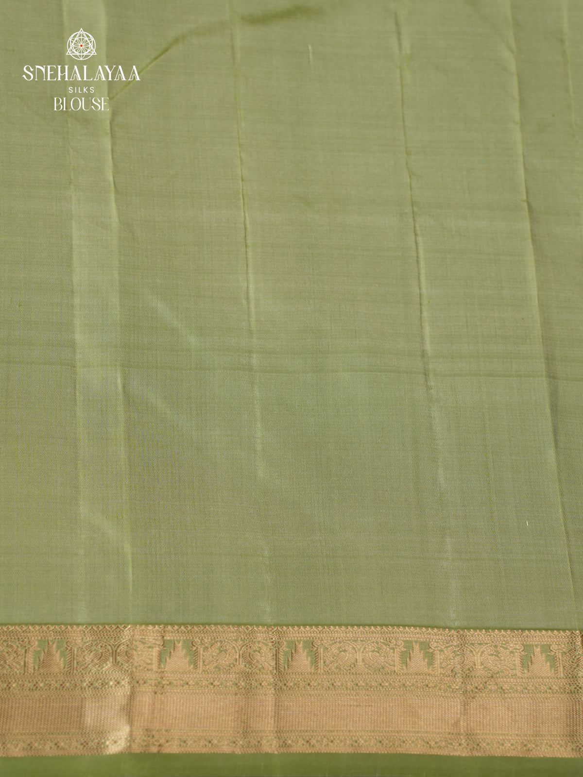 Sage Green Kanjivaram Silk Saree