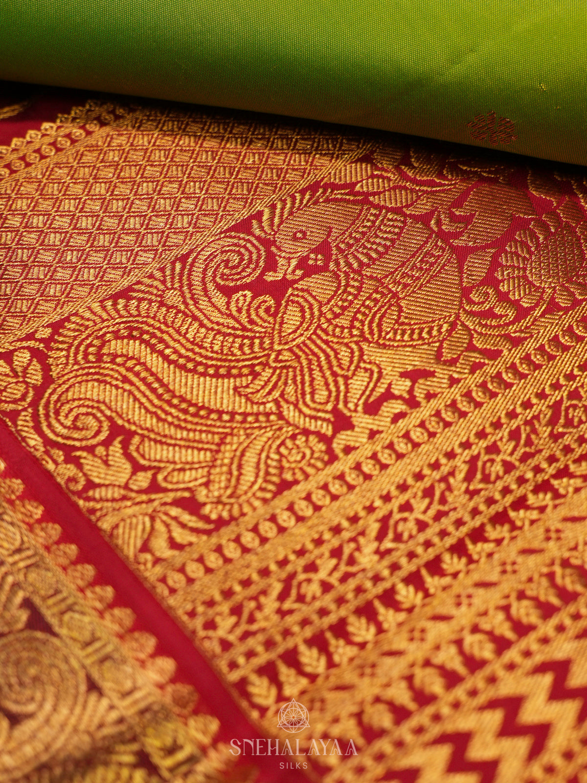 Green Kanjivaram Silk Saree