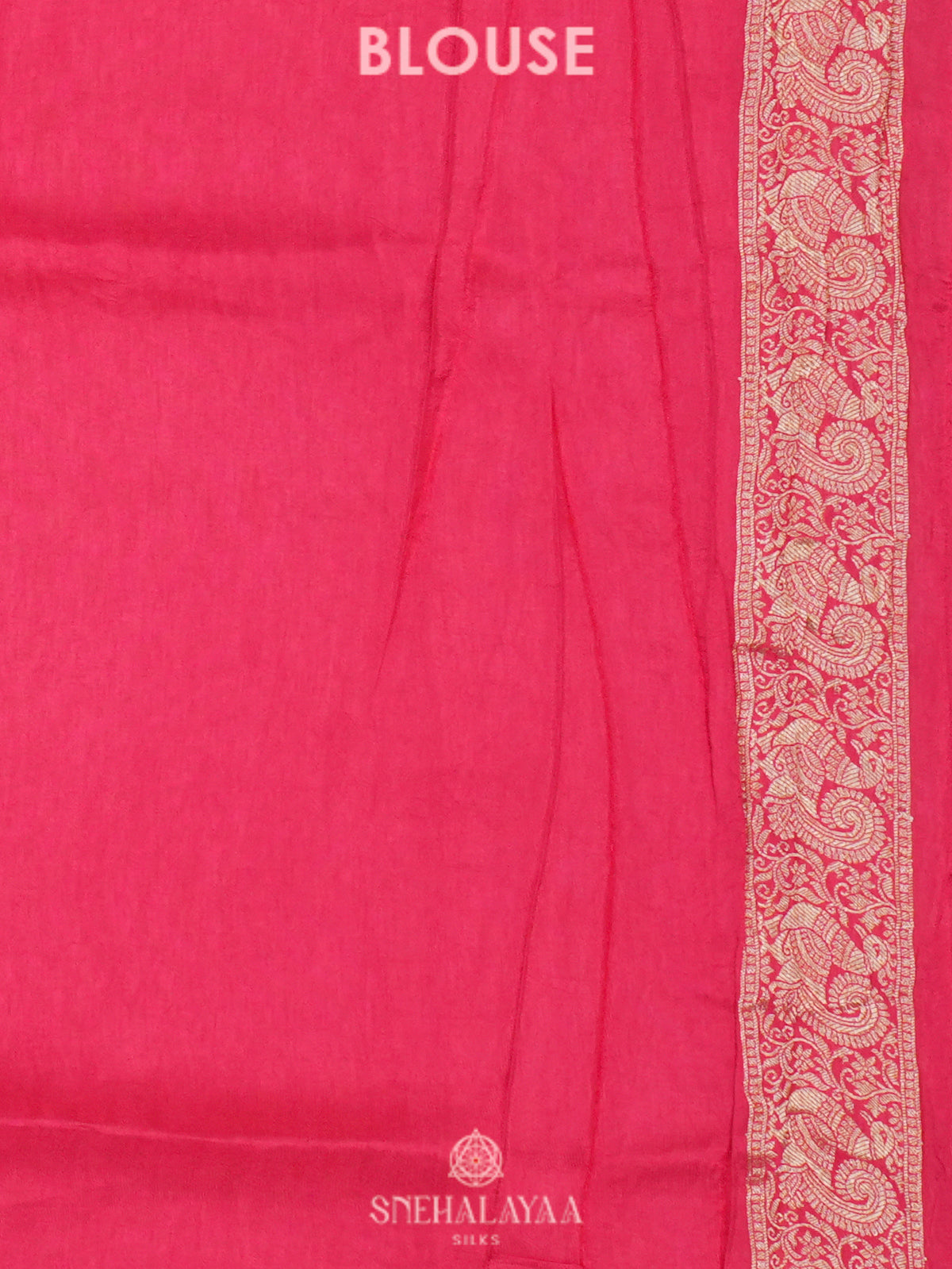 Pink Banaras Silk Saree