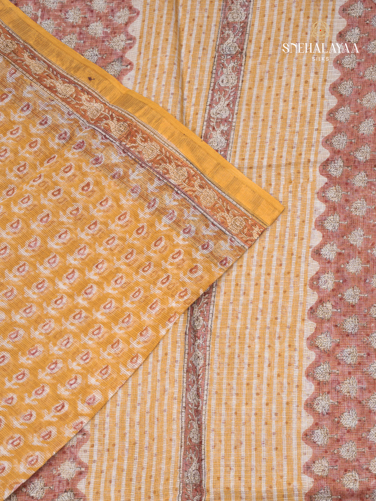 Light Yellow Kota Saree