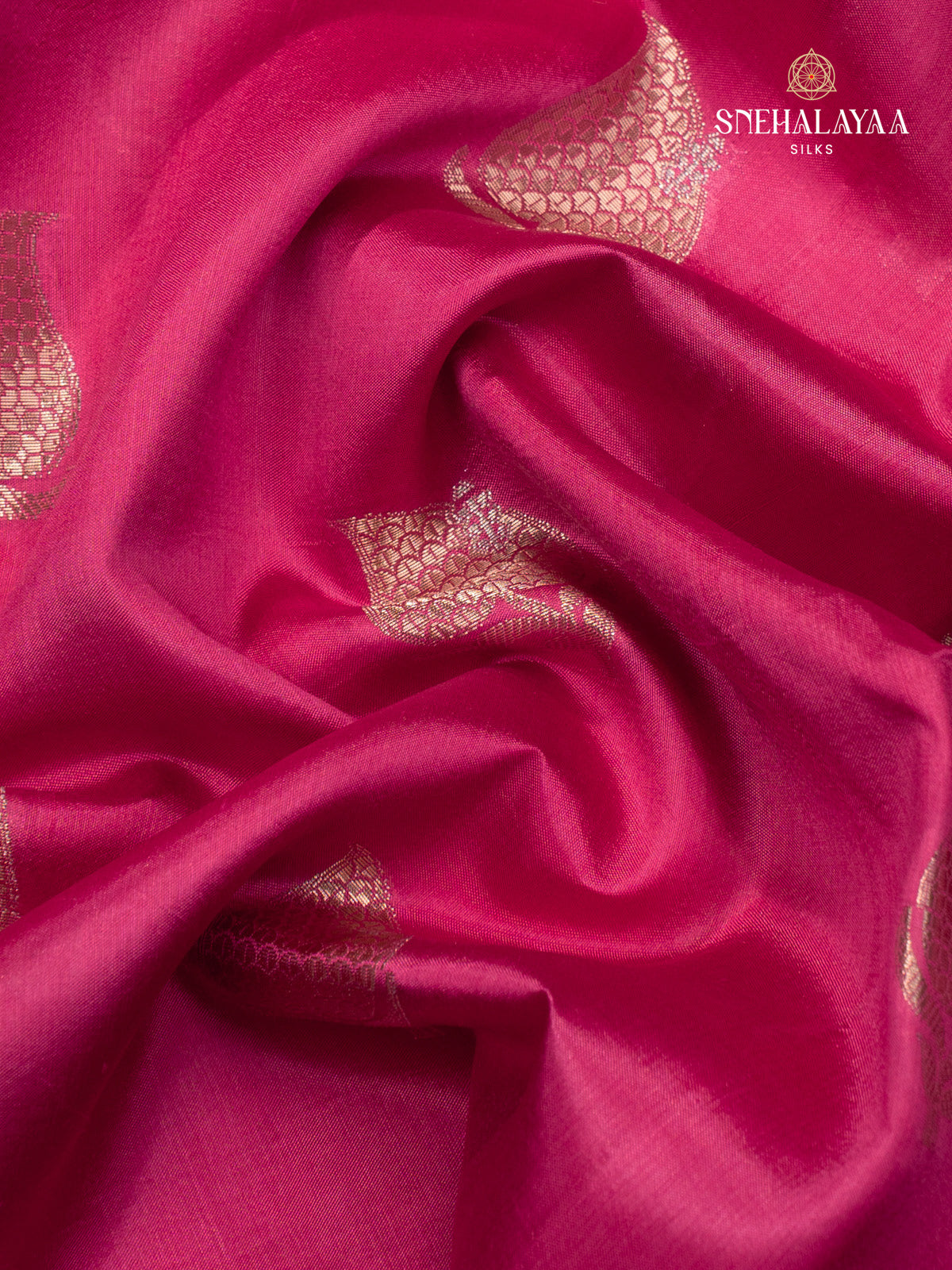 Pink Banaras Dupion Saree