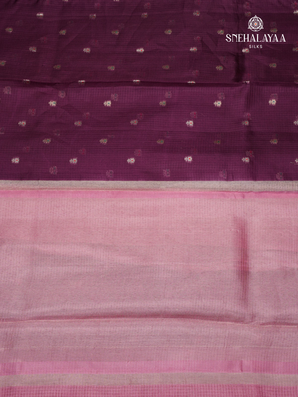Rich Purple Banaras Kota Saree