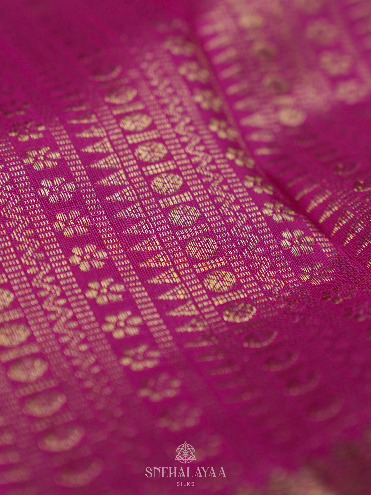 Pink Kanjivaram Silk Saree